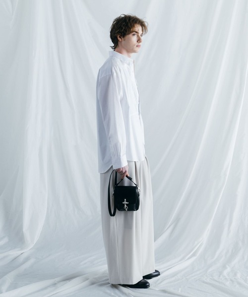 BLAYMORE（ブレイモア）の「【BLAYMORE】Regular Collar Lace Shirt / レギュラーカラーレースシャツ（シャツ/ブラウス・メンズ・ホワイト/ライトブルー/ブラック・MEDIUM/SMALL）」の17枚目の写真