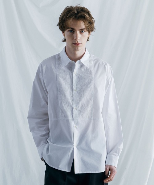 BLAYMORE（ブレイモア）の「【BLAYMORE】Regular Collar Lace Shirt / レギュラーカラーレースシャツ（シャツ/ブラウス・メンズ・ホワイト/ライトブルー/ブラック・MEDIUM/SMALL）」の21枚目の写真