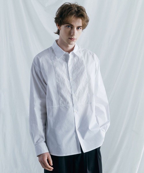 BLAYMORE（ブレイモア）の「【BLAYMORE】Regular Collar Lace Shirt / レギュラーカラーレースシャツ（シャツ/ブラウス・メンズ・ホワイト/ライトブルー/ブラック・MEDIUM/SMALL）」の22枚目の写真