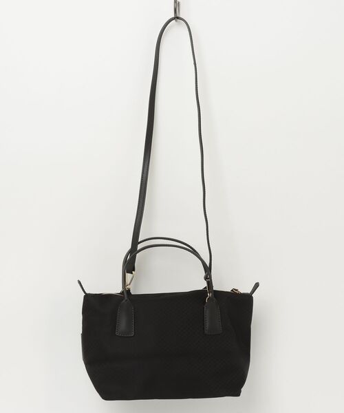 Roberta Pieri（ロベルタピエリ）の「ROBERTA PIERI （ロベルタ ピエリ）MICRO JACQUARD ND（トートバッグ・レディース・ネイビー/ブラック・F）」の3枚目の写真