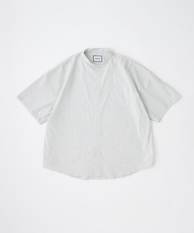 【ADAMPATEK/アダムパテック】ap embroidery stand collar shirt スタンドカラー刺繍シャツ