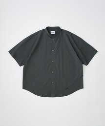 【ADAMPATEK/アダムパテック】ap embroidery stand collar shirt スタンドカラー刺繍シャツ