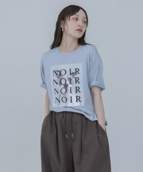 アニマルフォト＆刺繍ptメロウシアーTシャツ Eimee Law│Eimee Law