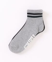 HANES（ヘインズ）の「【HANES/ヘインズ】ノンパイル クォーターレングスラインソックス 3足組（ソックス/靴下）」