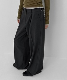 BLACKUP（ブラックアップ）の「[MADE] ドミニクサイドバックルワイドスラックス（スラックス）」