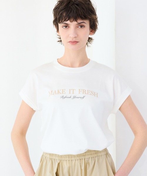 セール】Rose Tiara｜ローズティアラのTシャツ/カットソー（ホワイト