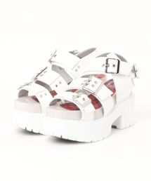 「YOSUKE/ヨースケ」厚底ベルティッドサンダル