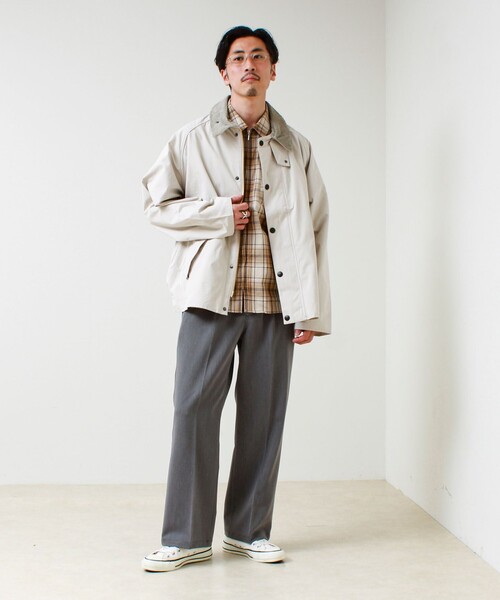 Barbour(バブアー)の「【BARBOUR/バブアー】OS TRANSPORTER CASUAL JACKET(ブルゾン・メンズ・オリーブ/オフホワイト/ブラック・40/42)」の18枚目の写真