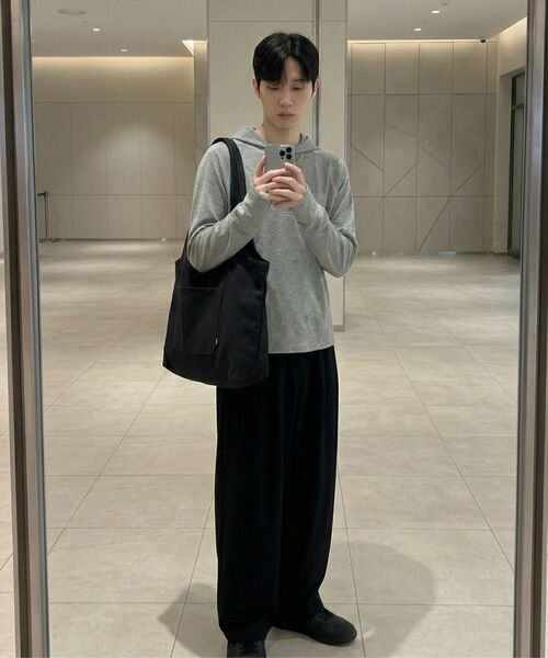 UNDEROFF(アンダーオフ)の「フィンガーホールクロップフードロングスリーブメランジ(パーカー・メンズ・グレー系その他・X-LARGE/LARGE/MEDIUM)」の6枚目の写真