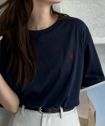 U.S. POLO ASSN.（ユーエスポロアッスン）の「【Ada.別注 U.S. POLO ASSN.】 ベーシック スムース 半袖 Tシャツ ユニセックス メンズ ◎（Tシャツ/カットソー）」