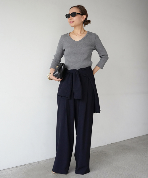Deuxieme Classe 【KURO/クロ】RIB プルオーバー Deuxieme Classe 【KURO/クロ】RIB プルオーバー 【公式通販】
