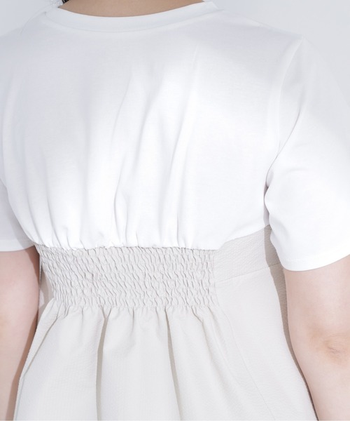 NATURAL BEAUTY BASIC(ナチュラルビューティーベーシック)の「ペプラムビスチェドッキングカットソー(Tシャツ/カットソー・レディース・ホワイト系その他2/ホワイト系その他/ブラック系その他2・フリ-)」の18枚目の写真