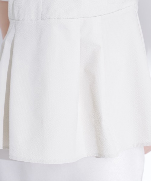 NATURAL BEAUTY BASIC(ナチュラルビューティーベーシック)の「ペプラムビスチェドッキングカットソー(Tシャツ/カットソー・レディース・ホワイト系その他2/ホワイト系その他/ブラック系その他2・フリ-)」の20枚目の写真