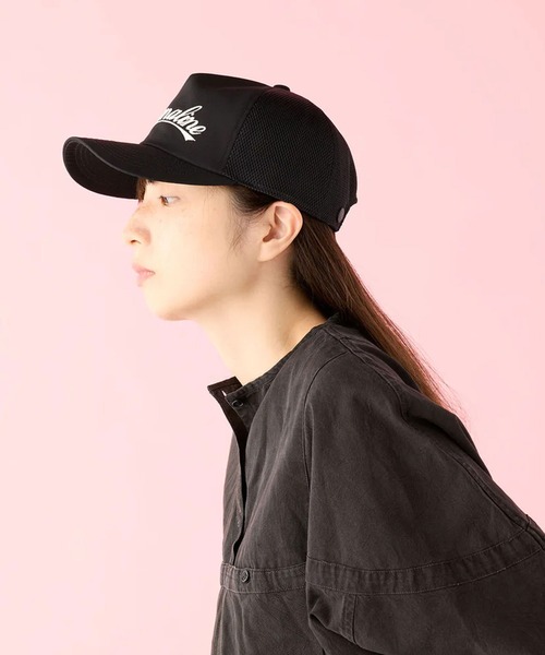 CPH(シーピーエイチ)の「5 PANNEL CAP / TC TWILL / ベースボールキャップ(キャップ・レディース・ブラック/チャコールグレー・FREE)」の4枚目の写真