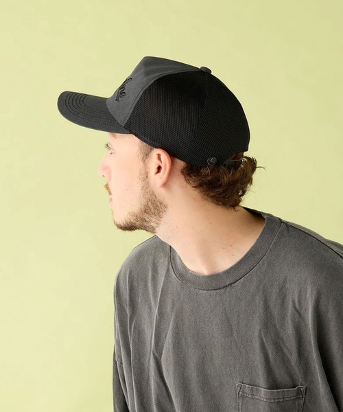 CPH(シーピーエイチ)の「5 PANNEL CAP / TC TWILL / ベースボールキャップ(キャップ・レディース・ブラック/チャコールグレー・FREE)」の8枚目の写真