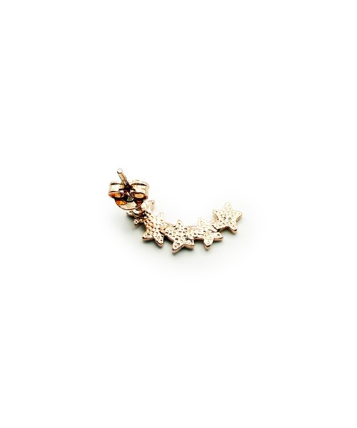 CARROLL(キャロル)の「CARROLL キャロル ファイブスタークレッセントキャッチピアス(ピアス(両耳用)・レディース・ピンクゴールド・FREE)」の5枚目の写真