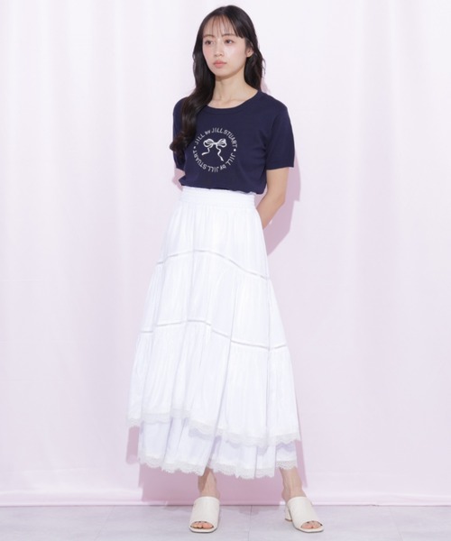 JILL by JILL STUART(ジルバイジルスチュアート)の「コットンライクティアードスカート(スカート・レディース・グレー/ピンク/ホワイト・FREE)」の12枚目の写真