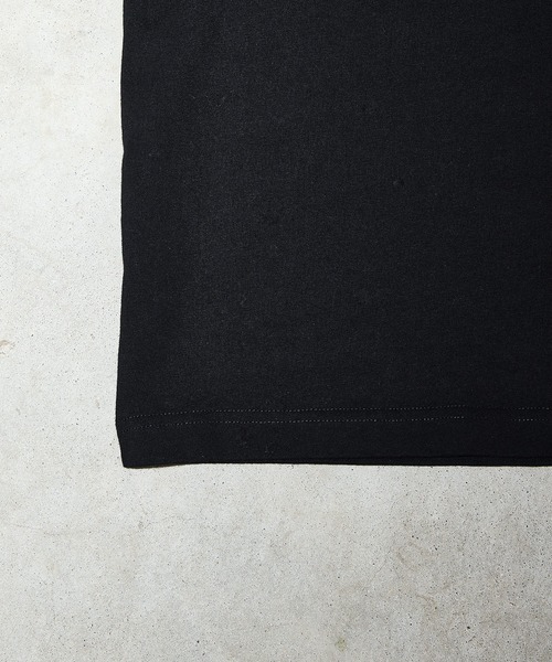 ERAR(エラー)の「【ERAR】オーバーサイズメタルプレート無地モックネックTシャツ(Tシャツ/カットソー・メンズ・ブラック/ホワイト・L/M/S/XL)」の10枚目の写真