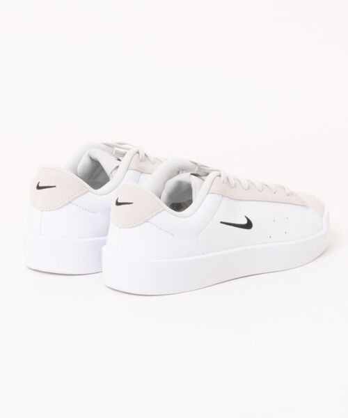 NIKE(ナイキ)の「NIKE ナイキ COURT HERITAGE MS メンズスニーカー(コートヘリテイジMS)(スニーカー・メンズ・ブラック×ブラック/ホワイト×ホワイト・25.5cm/26.0cm/26.5cm/27.0cm/27.5cm/28.0cm/28.5cm/29.0cm/30.0cm/31cm)」の4枚目の写真