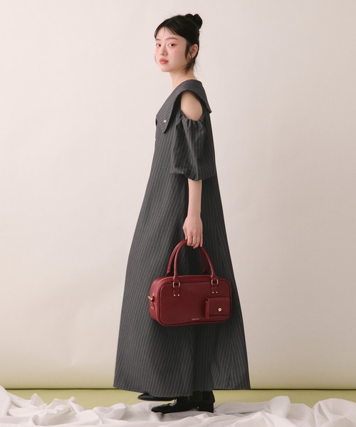 loin nuit（ロワンニュイ）の「big collar puff onepiece / ビック
