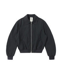 SOLEW（ソル）の「デル クロップツーウェイブルゾン_チャコール（ブルゾン）」