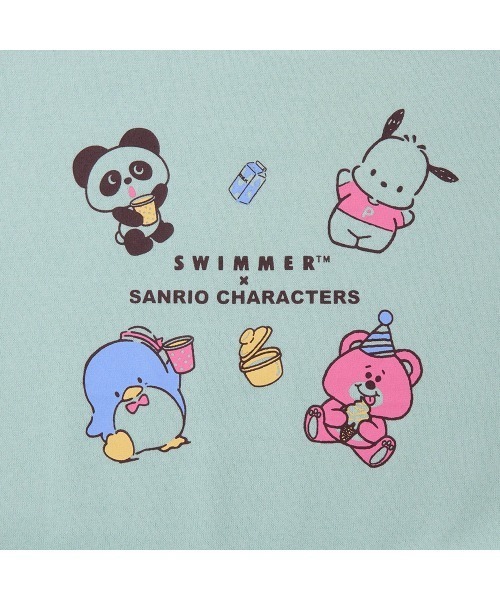 SWIMMER(SWIMMER)の「SWIMMER×サンリオキャラクターズ 袖口折り返し風デザイン半袖Tシャツ(Tシャツ/カットソー・キッズ・ピンク/ミント・80/90/110/120/100)」の9枚目の写真