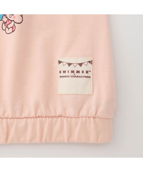 SWIMMER(SWIMMER)の「SWIMMER×サンリオキャラクターズ 袖口折り返し風デザイン半袖Tシャツ(Tシャツ/カットソー・キッズ・ピンク/ミント・80/90/110/120/100)」の10枚目の写真
