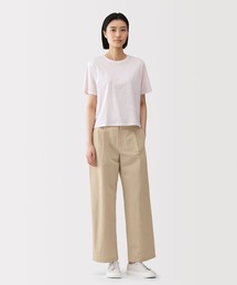 MUJI Labo（ムジラボ）の「〔MUJI Labo〕婦人　綿混タックワイドパンツ（その他パンツ）」