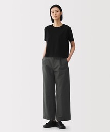 MUJI Labo〕婦人 コットン ライトキャンバス ドローストリングパンツ