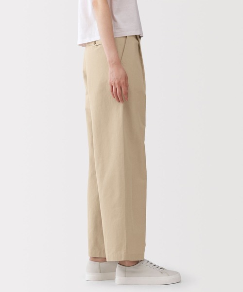 MUJI Labo(ムジラボ)の「〔MUJI Labo〕婦人 綿混タックワイドパンツ(その他パンツ・レディース・ダークグレー/ベージュ/ブラック/オフホワイト・58/61/64/67/70/73)」の18枚目の写真
