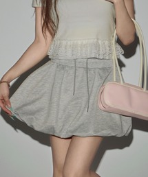 Sweat Balloon Mini Skirt / スウェットバルーンミニスカート