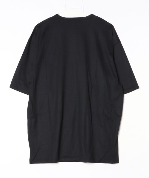 KANEMASA PHIL.(カネマサフィル)の「【KANEMASA PHIL.】36G Wool Tee(Tシャツ/カットソー・メンズ・ブラック/ホワイト・M/L)」の4枚目の写真