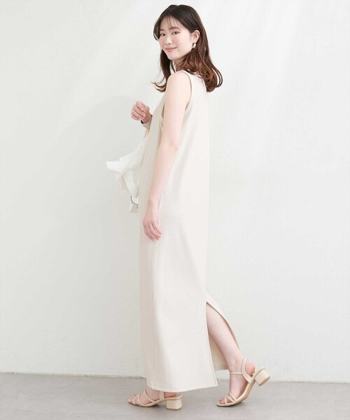 natural couture(ナチュラルクチュール)の「ラメテレコワンピース(ワンピース・レディース・ブラック/グレー/オフホワイト/ブラウン・FREE/LARGE)」の8枚目の写真