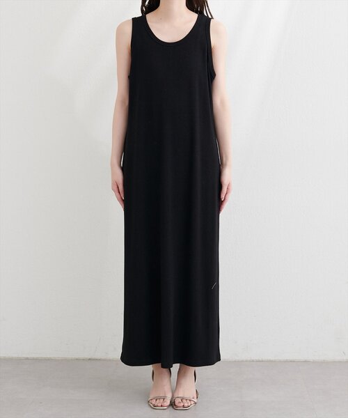 natural couture(ナチュラルクチュール)の「ラメテレコワンピース(ワンピース・レディース・ブラック/グレー/オフホワイト/ブラウン・FREE/LARGE)」の20枚目の写真