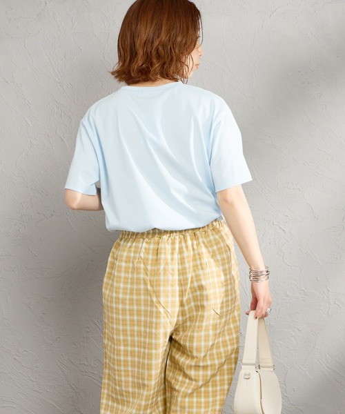 MAISON DE L'ALLURE（メゾンドゥラリュール）の「[MAISON DE L'ALLURE/メゾンドゥラリュール] アソートボックス 箔ロゴ プリントTシャツ（Tシャツ/カットソー・レディース・ホワイト/ブルー/チャコールグレー/オフホワイト・F）」の18枚目の写真