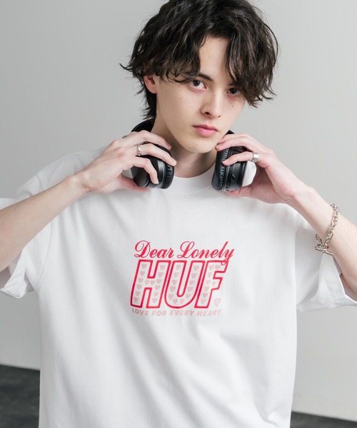 HUF(ハフ)の「HUF ハフ オーバーサイズ ポケット プリント アソート半袖コットンTシャツ(Tシャツ/カットソー・メンズ・ホワイト系1/ブラック系1/グリーン/ブラック系/ベージュ/ブラウン系9/ホワイト系6/ライラック系6/ホワイト系4/ブラック系3/ホワイト系/ブラック/ブラック系9/ブラック系8/ホワイト系8/グリーン系その他/ホワイト系7/ベージュ系5/ブラック系その他/ホワイト系5/ブラック系4/ホワイト系3/ブラック系2/グレー系9/ブラック系その他2/ブラック系7/ブラック系6/ブラック系5/グレー系4/ホワイト系2・M/XL/L)」の4枚目の写真