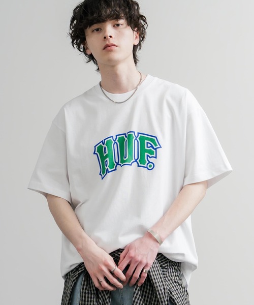 HUF(ハフ)の「HUF ハフ オーバーサイズ ポケット プリント アソート半袖コットンTシャツ(Tシャツ/カットソー・メンズ・ホワイト系1/ブラック系1/グリーン/ブラック系/ベージュ/ブラウン系9/ホワイト系6/ライラック系6/ホワイト系4/ブラック系3/ホワイト系/ブラック/ブラック系9/ブラック系8/ホワイト系8/グリーン系その他/ホワイト系7/ベージュ系5/ブラック系その他/ホワイト系5/ブラック系4/ホワイト系3/ブラック系2/グレー系9/ブラック系その他2/ブラック系7/ブラック系6/ブラック系5/グレー系4/ホワイト系2・M/XL/L)」の6枚目の写真