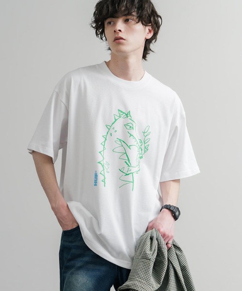 HUF(ハフ)の「HUF ハフ オーバーサイズ ポケット プリント アソート半袖コットンTシャツ(Tシャツ/カットソー・メンズ・ホワイト系1/ブラック系1/グリーン/ブラック系/ベージュ/ブラウン系9/ホワイト系6/ライラック系6/ホワイト系4/ブラック系3/ホワイト系/ブラック/ブラック系9/ブラック系8/ホワイト系8/グリーン系その他/ホワイト系7/ベージュ系5/ブラック系その他/ホワイト系5/ブラック系4/ホワイト系3/ブラック系2/グレー系9/ブラック系その他2/ブラック系7/ブラック系6/ブラック系5/グレー系4/ホワイト系2・M/XL/L)」の10枚目の写真