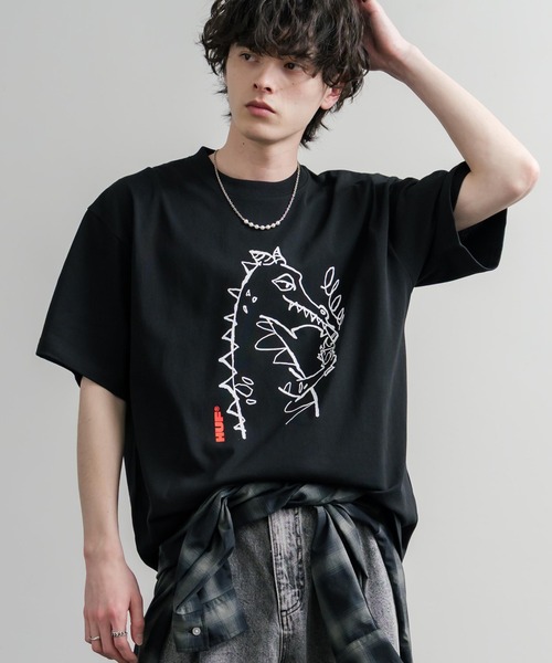 HUF(ハフ)の「HUF ハフ オーバーサイズ ポケット プリント アソート半袖コットンTシャツ(Tシャツ/カットソー・メンズ・ホワイト系1/ブラック系1/グリーン/ブラック系/ベージュ/ブラウン系9/ホワイト系6/ライラック系6/ホワイト系4/ブラック系3/ホワイト系/ブラック/ブラック系9/ブラック系8/ホワイト系8/グリーン系その他/ホワイト系7/ベージュ系5/ブラック系その他/ホワイト系5/ブラック系4/ホワイト系3/ブラック系2/グレー系9/ブラック系その他2/ブラック系7/ブラック系6/ブラック系5/グレー系4/ホワイト系2・M/XL/L)」の21枚目の写真
