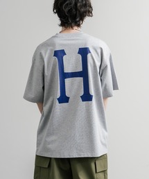 HUF ハフ オーバーサイズ ポケット プリント アソート半袖コットンTシャツ