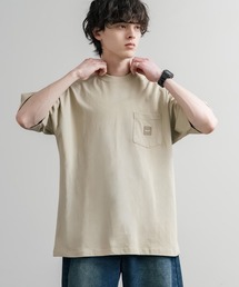 HUF ハフ オーバーサイズ ポケット プリント アソート半袖コットンTシャツ