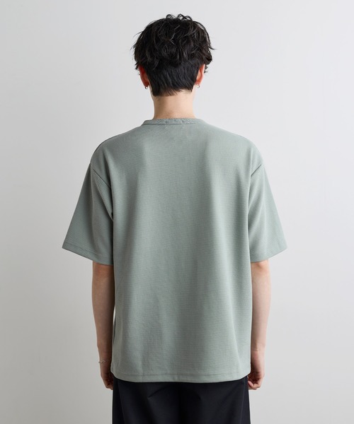 ASTRONOMY(アストロノミー)の「Buyer's Select /【吸水速乾】ドライワッフルヘンリーネック半袖Tシャツ(Tシャツ/カットソー・メンズ・ブラック/ブラウン/ホワイト/グレー・L/M/XL)」の13枚目の写真