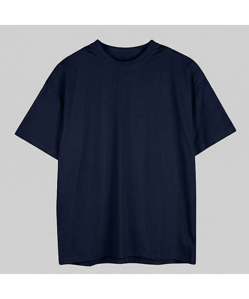 GCLIP(ジクリップ)の「ラウンドネッククーリングルーズフィット半袖Tシャツ3カラー(Tシャツ/カットソー・メンズ・ネイビー/ホワイト/ブラック・LARGE/X-LARGE)」の3枚目の写真