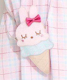 KP DECO（ケーピーデコ）の「mimi アイスクリーム ポシェット（ボディバッグ/ウエストポーチ）」