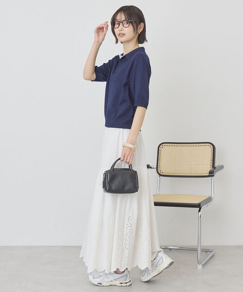 AMERICAN HOLIC(アメリカンホリック)の「アイレット刺繍ティアードスカート(スカート・レディース・レッド/ブラック/オフホワイト・FREE)」の16枚目の写真