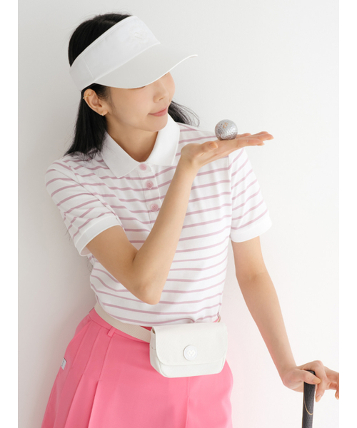 NITINA(ニティナ)の「ストライプカラーTシャツ VI/ST(Tシャツ/カットソー・レディース・バイオレット・SMALL/MEDIUM)」の4枚目の写真