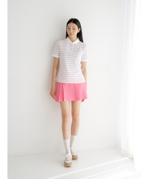 NITINA(ニティナ)の「ストライプカラーTシャツ VI/ST(Tシャツ/カットソー・レディース・バイオレット・SMALL/MEDIUM)」の5枚目の写真