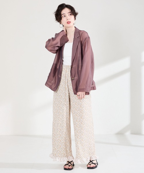 ORiental TRaffic(オリエンタルトラフィック)の「ゴールド パーツ クロス トング サンダル /61235(サンダル・レディース・ベージュ/ブラック・LL/L/M/S)」の12枚目の写真