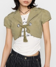 LAGUA GEM（ラグアジェム）の「CROPPED MINI ジャケット（その他アウター）」