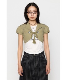 LAGUA GEM（ラグアジェム）の「CROPPED MINI ジャケット（その他アウター）」
